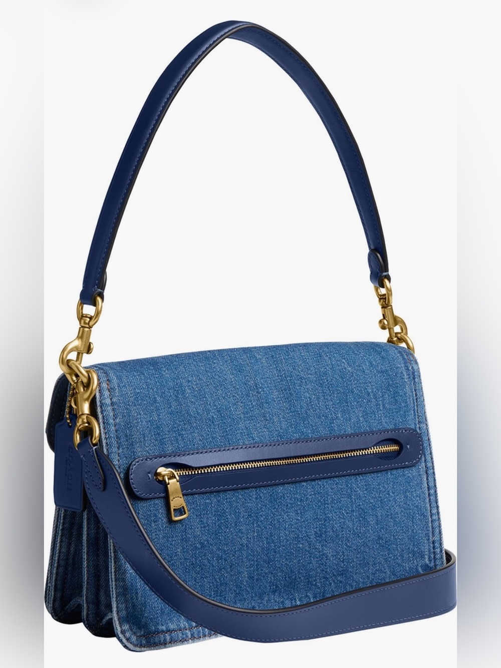 NWOT - COACH Denim Chain Tabby 30 Shoulder Bag - Picture 5 of 15